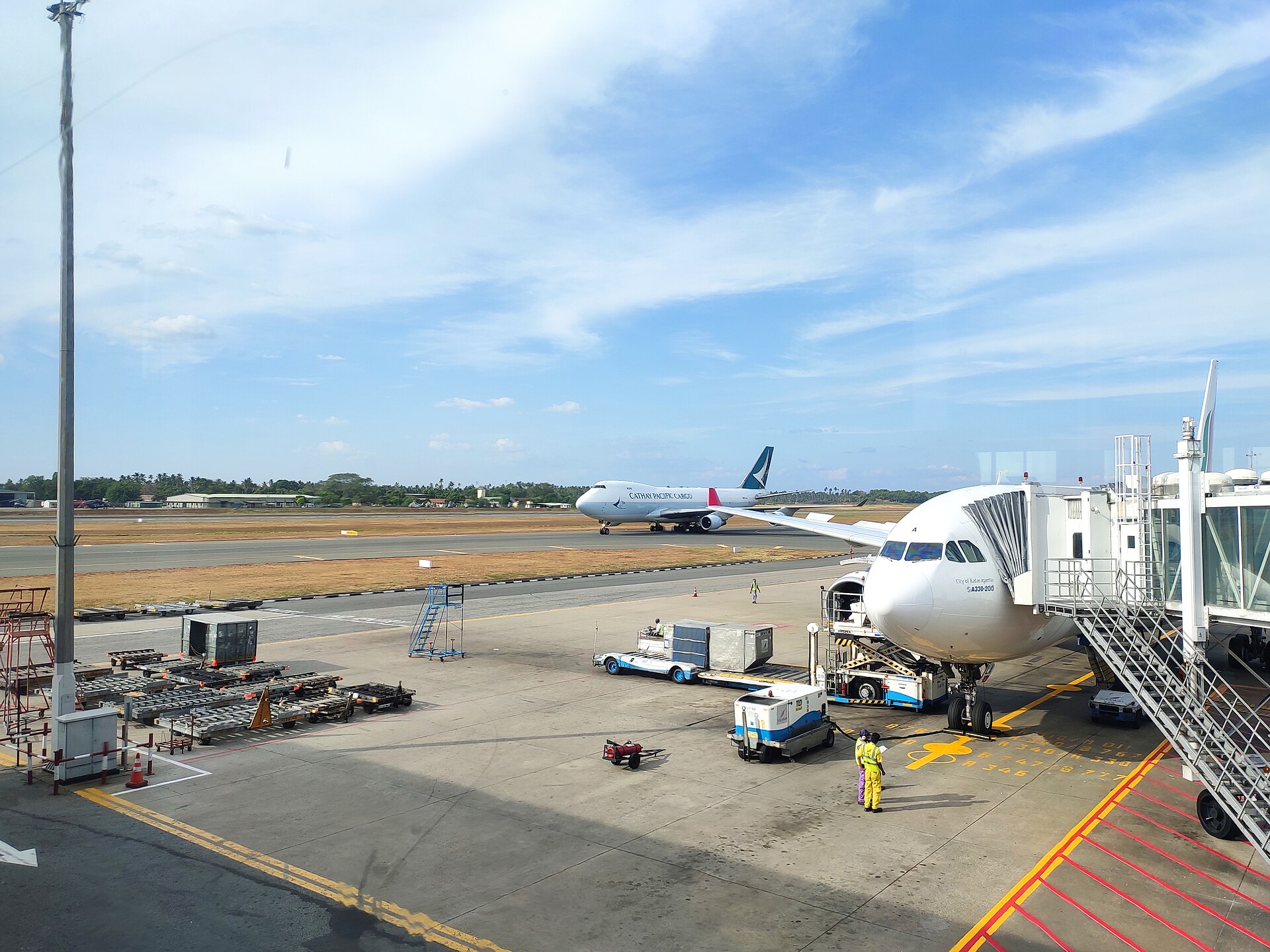 The runway at Bandaranaike International Airport — a pending ETA is not the end of the road
