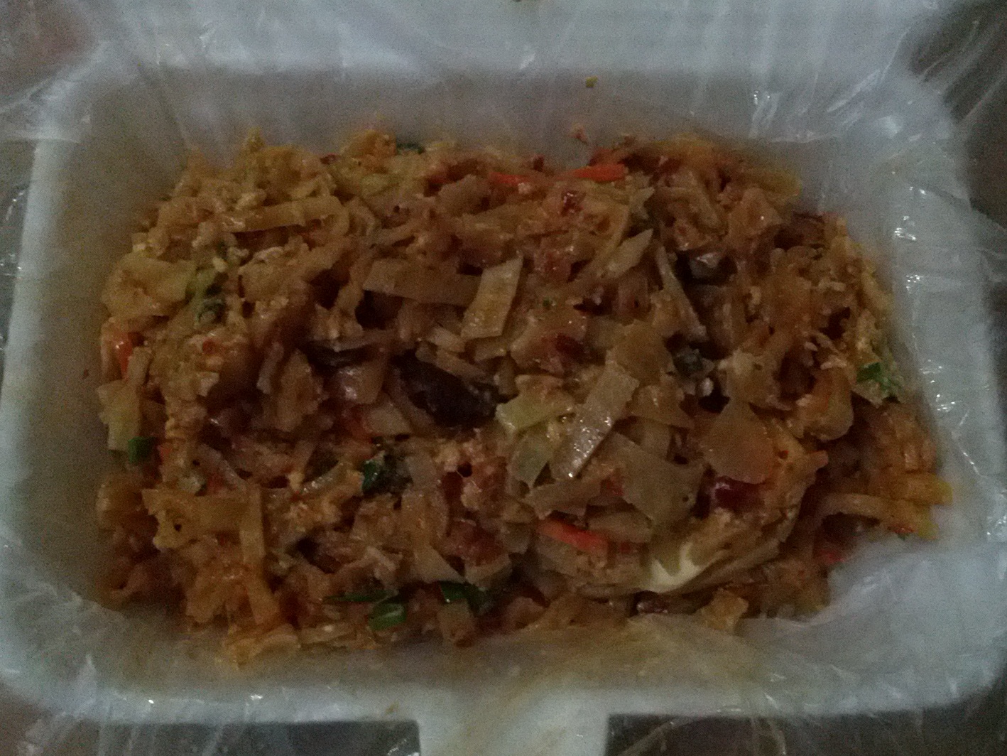 Kottu roti, Sri Lanka's iconic street food dish packed in a take-out box