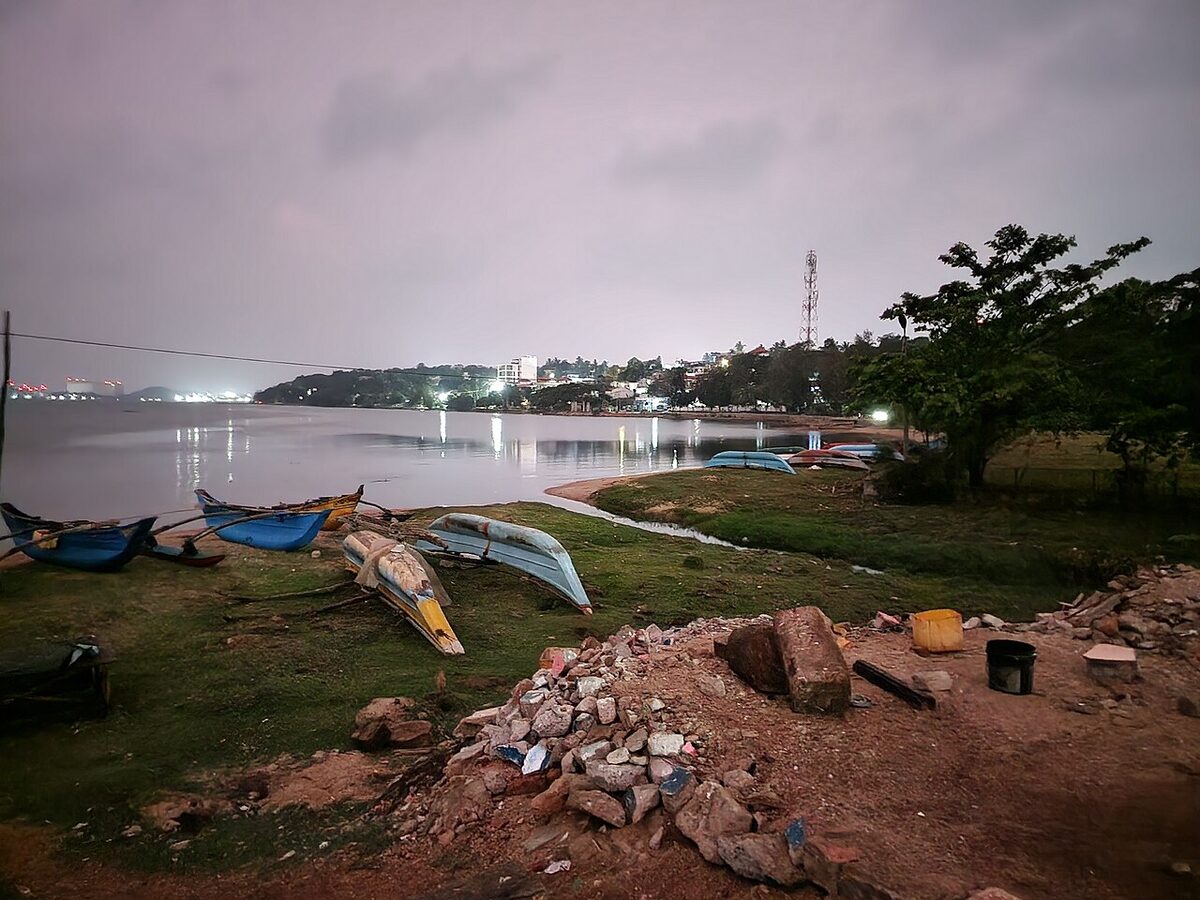 Dawn at Trincomalee Beach, Sri Lanka's east coast